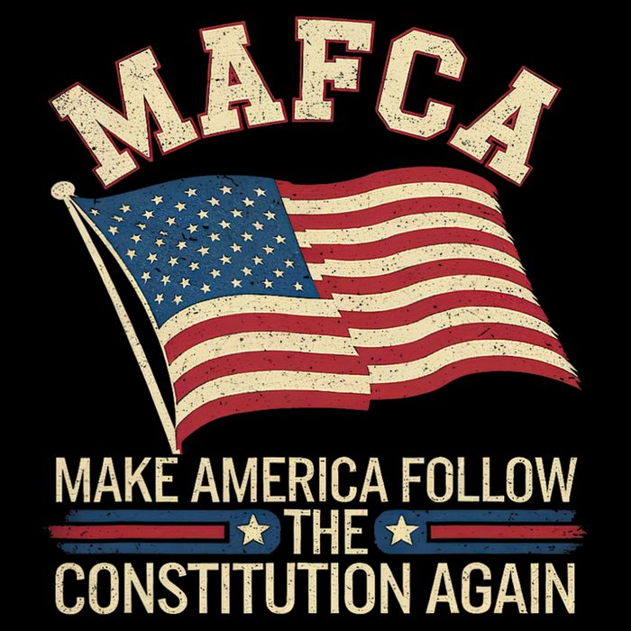Mafca Make America Follow The Constitution Again Drawstring Bag