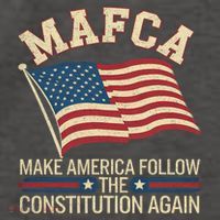 Mafca Make America Follow The Constitution Again Vector Backpack
