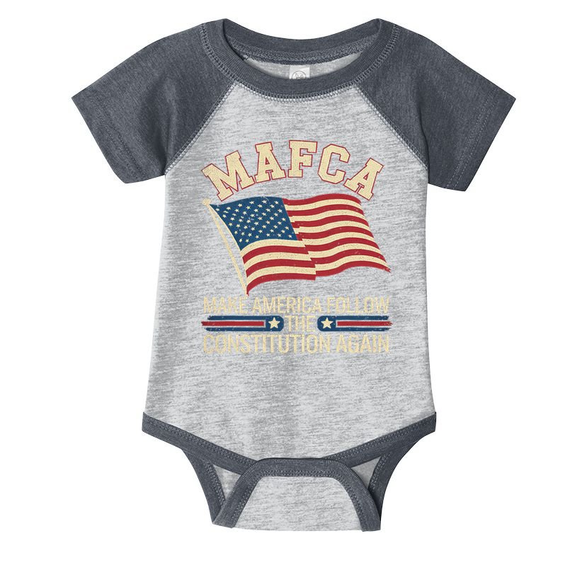 Mafca Make America Follow The Constitution Again Infant Baby Jersey Bodysuit