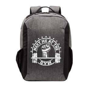 Meet Me At The Gym Gym Fitness Workout Gift Vector Backpack