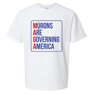 Maga Morons Are Governing America Sueded Cloud Jersey T-Shirt