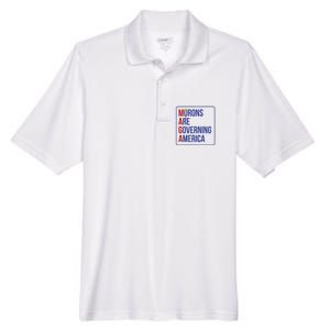 Maga Morons Are Governing America Men's Origin Performance Pique Polo