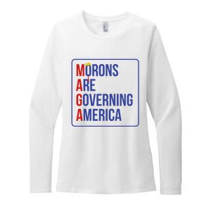 Maga Morons Are Governing America Womens CVC Long Sleeve Shirt