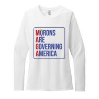 Maga Morons Are Governing America Womens CVC Long Sleeve Shirt