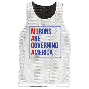 Maga Morons Are Governing America Mesh Reversible Basketball Jersey Tank