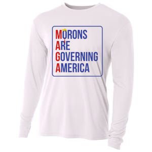 Maga Morons Are Governing America Cooling Performance Long Sleeve Crew