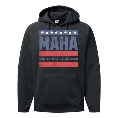 Maha Make America Healthy Again Performance Fleece Hoodie