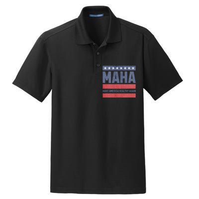 Maha Make America Healthy Again Dry Zone Grid Polo