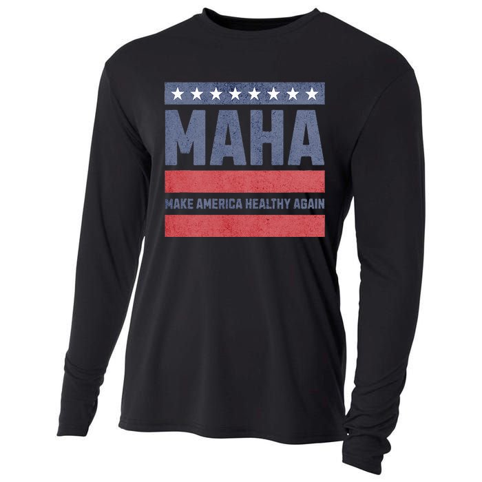 Maha Make America Healthy Again Cooling Performance Long Sleeve Crew