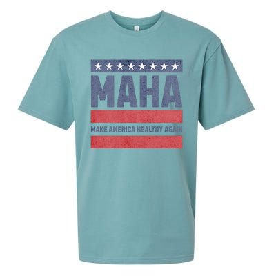 Maha Make America Healthy Again Sueded Cloud Jersey T-Shirt