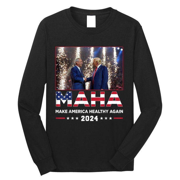 Maha Make America Healthy Again Trump Vance Kennedy 2024 Long Sleeve Shirt