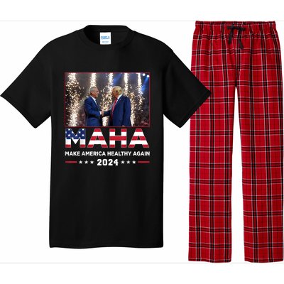 Maha Make America Healthy Again Trump Vance Kennedy 2024 Pajama Set