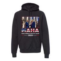 Maha Make America Healthy Again Trump Vance Kennedy 2024 Premium Hoodie