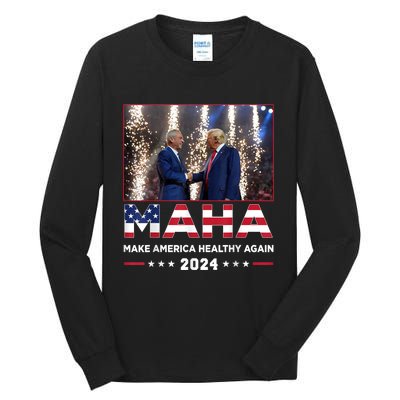 Maha Make America Healthy Again Trump Vance Kennedy 2024 Tall Long Sleeve T-Shirt