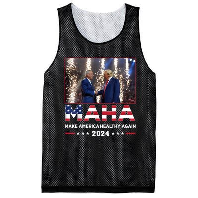 Maha Make America Healthy Again Trump Vance Kennedy 2024 Mesh Reversible Basketball Jersey Tank