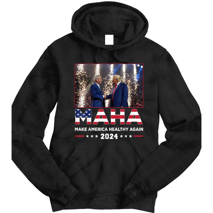 Maha Make America Healthy Again Trump Vance Kennedy 2024 Tie Dye Hoodie