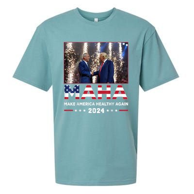 Maha Make America Healthy Again Trump Vance Kennedy 2024 Sueded Cloud Jersey T-Shirt