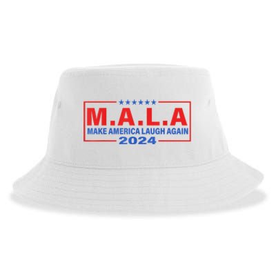 Mala Make America Laugh Again 2024 Sustainable Bucket Hat