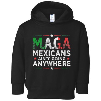Maga Mexicans AinT Going Anywhere Toddler Hoodie
