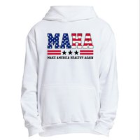 Maha Make America Healthy Again Us Patriotic Urban Pullover Hoodie