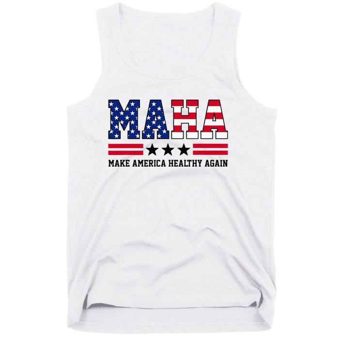 Maha Make America Healthy Again Us Patriotic Tank Top