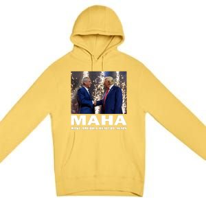 Maha Make America Healthy Again Trump 2024 Premium Pullover Hoodie