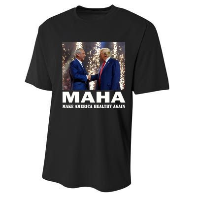 Maha Make America Healthy Again Trump 2024 Performance Sprint T-Shirt