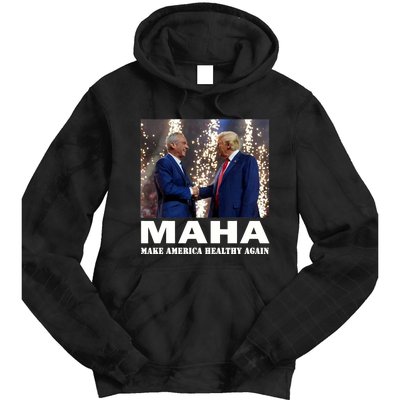 Maha Make America Healthy Again Trump 2024 Tie Dye Hoodie