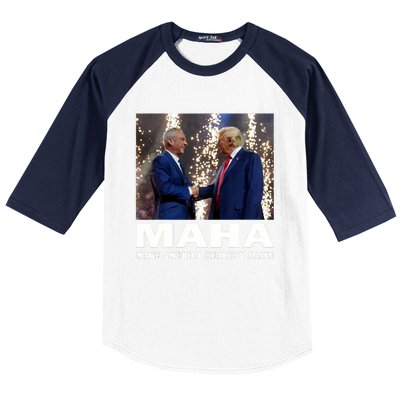 Maha Make America Healthy Again Trump 2024 Baseball Sleeve Shirt