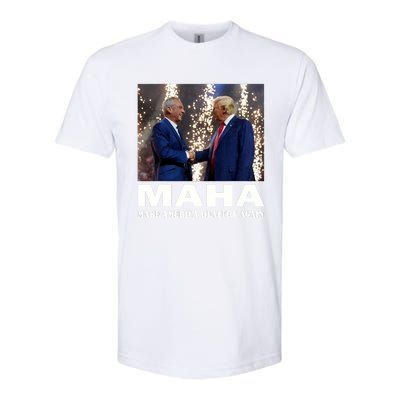 Maha Make America Healthy Again Trump 2024 Softstyle CVC T-Shirt