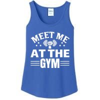 Meet Me At The Gymgift Awesome Fitness Gym Wear Workout Lifting Gift Ladies Essential Tank