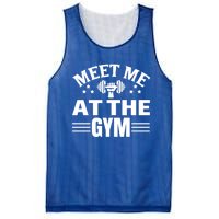 Meet Me At The Gymgift Awesome Fitness Gym Wear Workout Lifting Gift Mesh Reversible Basketball Jersey Tank