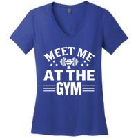 Meet Me At The Gymgift Awesome Fitness Gym Wear Workout Lifting Gift Women's V-Neck T-Shirt