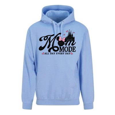 Mom Mode All Day Everyday For Mom Who Loves Diz Nee Mother's Day Unisex Surf Hoodie