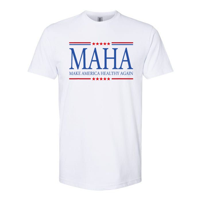 Maha Make America Healthy Softstyle CVC T-Shirt