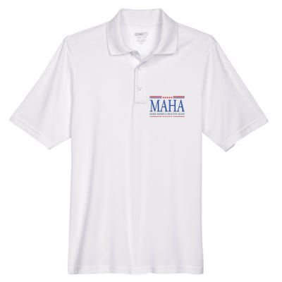 Maha Make America Healthy Men's Origin Performance Pique Polo