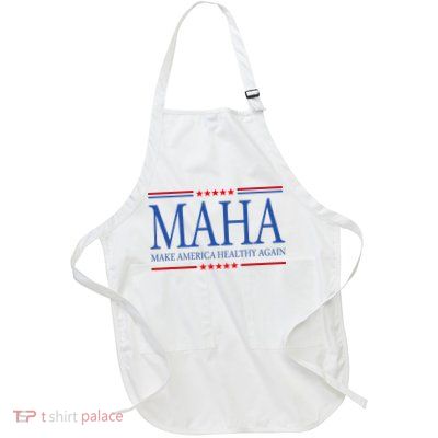 Maha Make America Healthy Full-Length Apron With Pockets