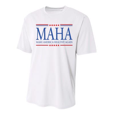 Maha Make America Healthy Performance Sprint T-Shirt