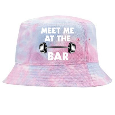 Meet Me At The Bar Gym Gift Tie-Dyed Bucket Hat