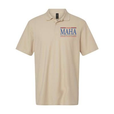 Maha Make America Healthy Again Us Softstyle Adult Sport Polo