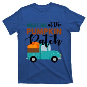 Meet Me At The Pumpkin Patch Retro Truck Halloween Cute Gift T-Shirt