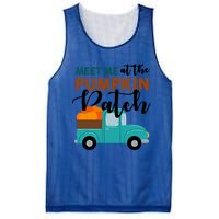 Meet Me At The Pumpkin Patch Retro Truck Halloween Cute Gift Mesh Reversible Basketball Jersey Tank