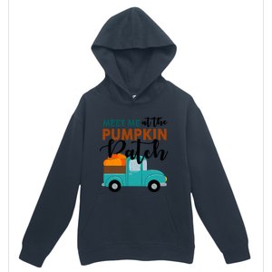 Meet Me At The Pumpkin Patch Retro Truck Halloween Cute Gift Urban Pullover Hoodie