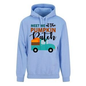 Meet Me At The Pumpkin Patch Retro Truck Halloween Cute Gift Unisex Surf Hoodie