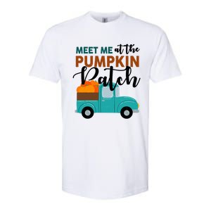 Meet Me At The Pumpkin Patch Retro Truck Halloween Cute Gift Softstyle CVC T-Shirt