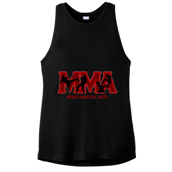 Mixed Martial Arts Mma Sports Gift Funny Gift Ladies PosiCharge Tri-Blend Wicking Tank
