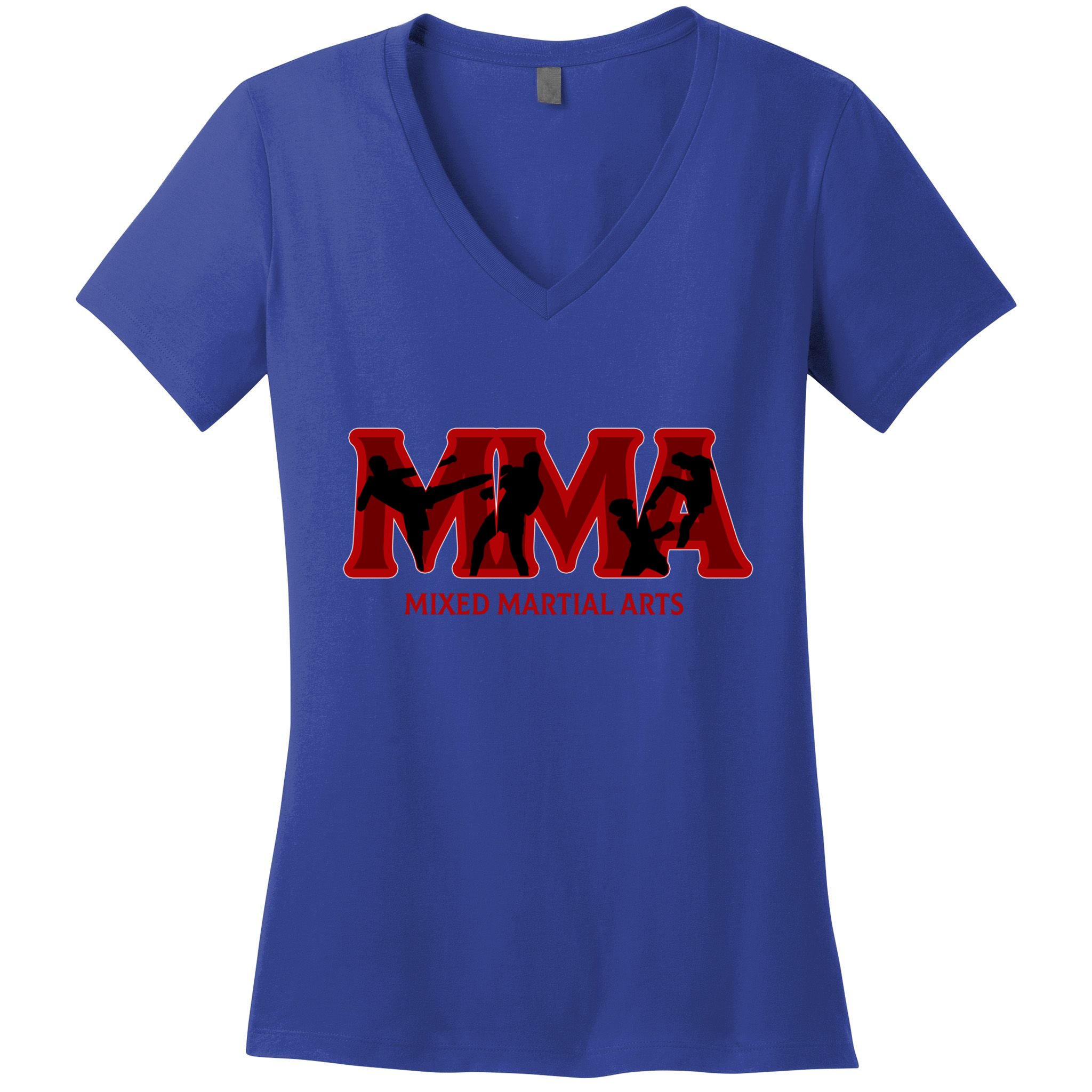 Mixed Martial Arts Mma Sports Gift Funny Gift Women's V-Neck T-Shirt