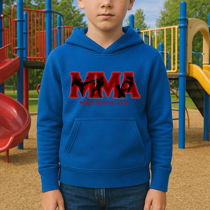 Mixed Martial Arts Mma Sports Gift Funny Gift Kids Hoodie