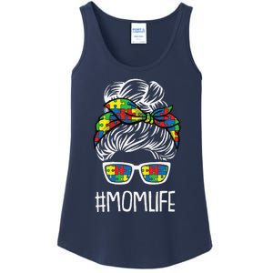 Momlife Mothersday Autism Awareness Mama Mommy Momma Ladies Essential Tank