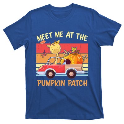 Meet Me At The Pumpkin Patch Thanksgiving Halloween Truck Gift T-Shirt